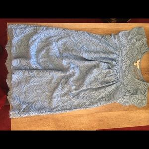 Light blue lace dress
